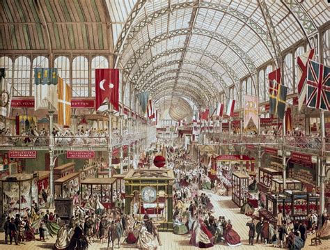 Crystal Palace 1851 Ninterior View Of The Crystal Palace Site Of The ...