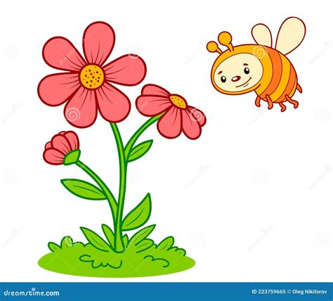 Flower Clipart . Isolated On White Background. Royalty-Free Stock Image | CartoonDealer.com ...