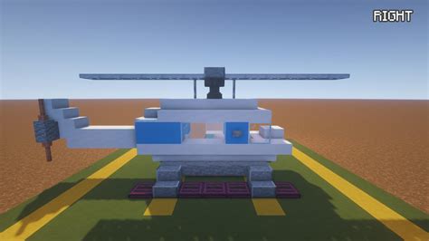 Simple Helicopter Design : r/Minecraftbuilds