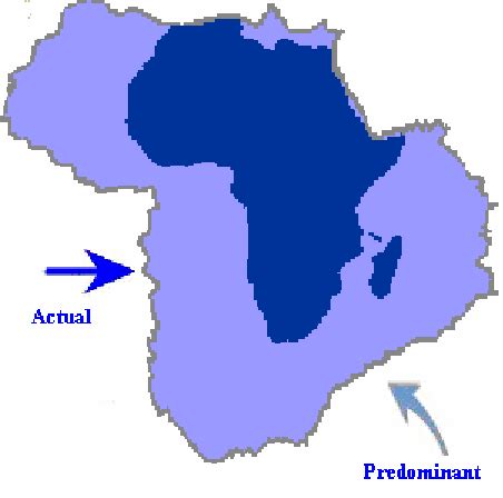 Actual and calculated direction of the African plate movement [18]. | Download Scientific Diagram