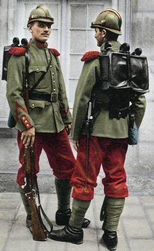 French Army Uniform (1912) | Military uniform, Military history, Army uniform