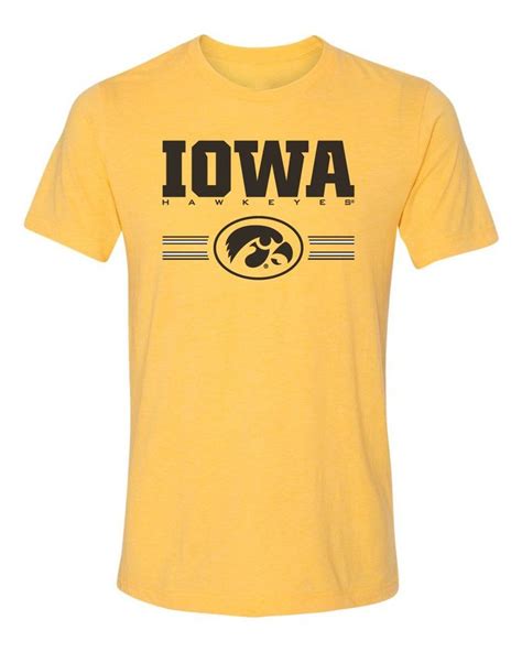 Women's Iowa Hawkeyes Premium Tri-Blend Tee Shirt - IOWA Hawkeyes ...