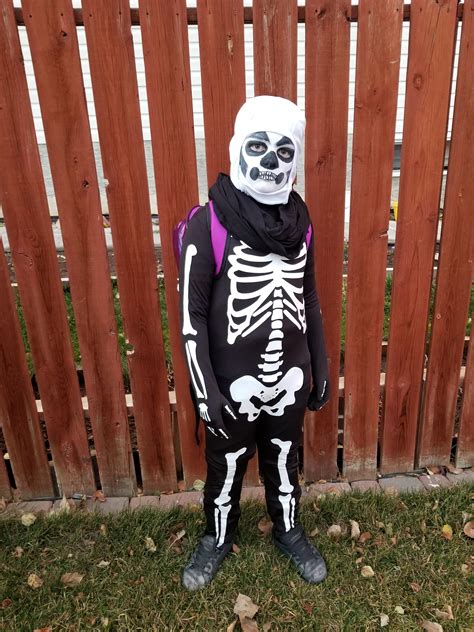 My Son's Skull Trooper Costume : r/gaming