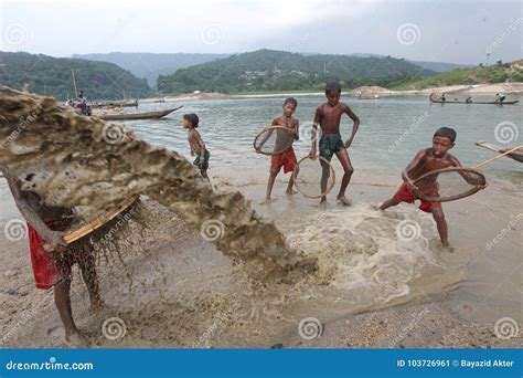 Jaflong Stone Point at Sylhet Editorial Photo - Image of pyain ...