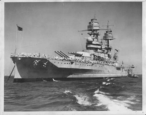 CV-16 - Battleship USS Arizona, flagship of Battleship...