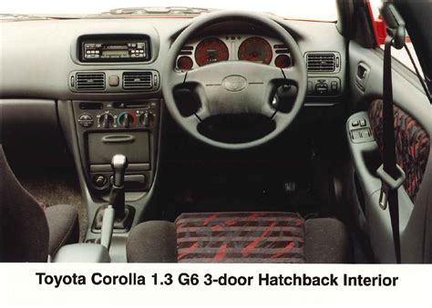 Toyota Corolla 1997 Interior