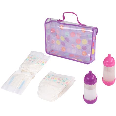 My Sweet Love Baby Doll Diaper Bag 5-Piece Play Set - Walmart.com - Walmart.com