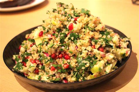 Bulgur Salad with Pomegranate, Apple, and Cilantro – That Cheese Girl's ...