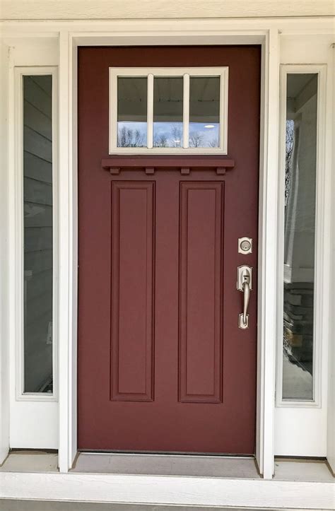 Painting the front door - Deep, dark color leaning to the cooler side ...