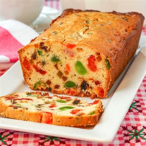 Fruitcake Loaf Cake. So easy with a rich cream cheese batter base.