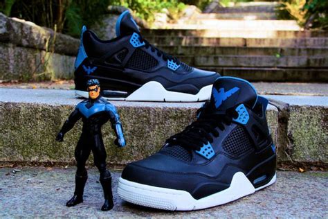 Air Jordan 4 Nightwing Custom - Sneaker Bar Detroit