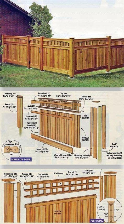 Building a Cedar Fence | Fence planning, Fence landscaping, Fence design