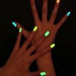 Glow in the dark party nails | AmazingNailArt.org