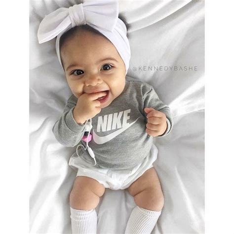 Outfit and headband | Cute baby clothes, Baby girl fashion, Baby girl nike