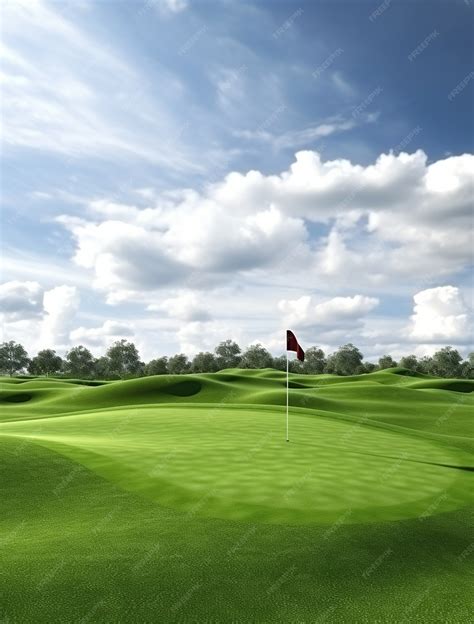 Free AI Image | Golf course landscape