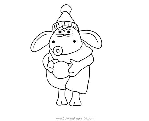 Timmy Enjoying Coloring Page for Kids - Free Timmy Time Printable Coloring Pages Online for Kids ...