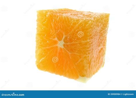 Orange Cube stock photo. Image of fiber, isolated, texture - 20900984