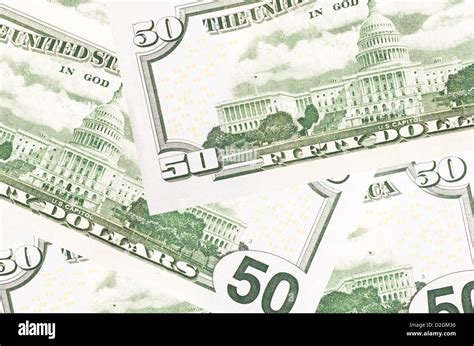 Closeup fifty dollar bill back hi-res stock photography and images - Alamy