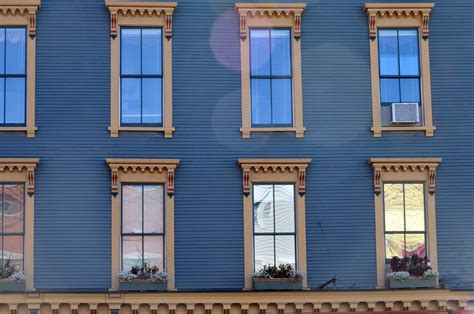 Windows Of Old Building Free Stock Photo - Public Domain Pictures