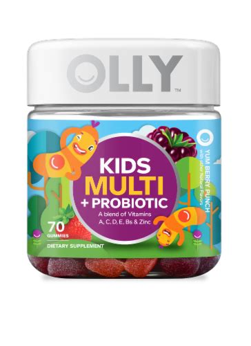 Olly Kids Multi + Probiotic Vitamins Gummies, 70 ct - Pick ‘n Save