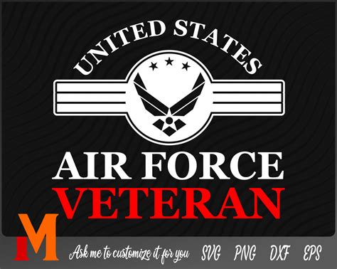 United States Air Force Veteran Air Forces SVG Air Force | Etsy