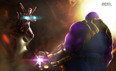 Iron Man Vs Thanos Wallpapers - Wallpaper Cave