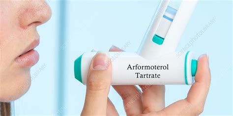 Arformoterol tartrate medical inhaler, conceptual image - Stock Image ...