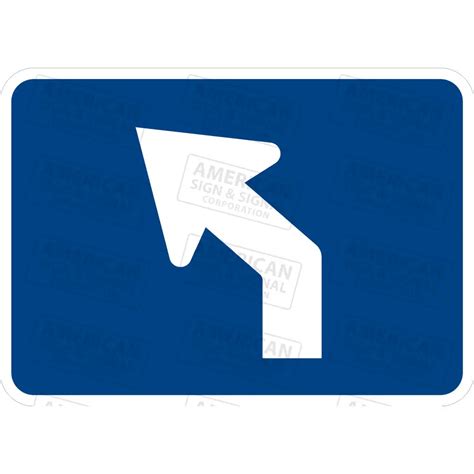 M5-2 Directional Arrow Sign (Blue)