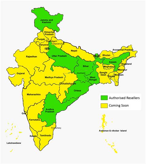 High Resolution India Map , Png Download - High Resolution India Map, Transparent Png - kindpng