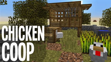 REALISTIC CHICKEN COOP - Minecraft - YouTube