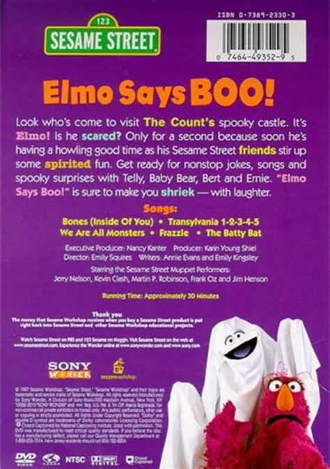 Sesame Street: Elmo Says Boo (DVD 1997) | DVD Empire