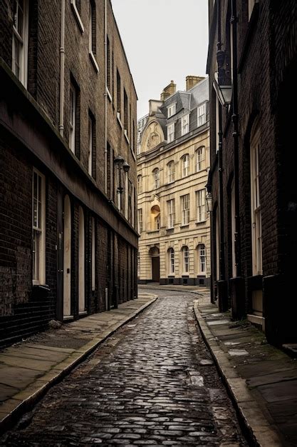 Premium AI Image | Old streets of london digital photography