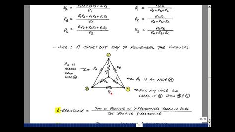 ECE201msu: Chapter 2 - Delta-to-Wye and Wye-to-Delta Transformations - YouTube