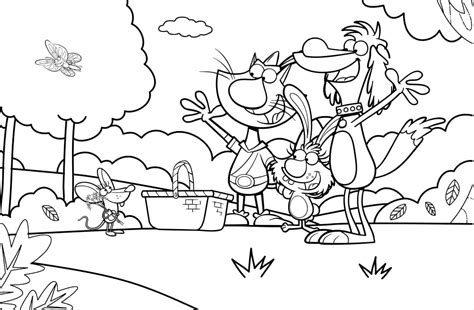 Nature Cat Coloring Pages - Best Coloring Pages For Kids