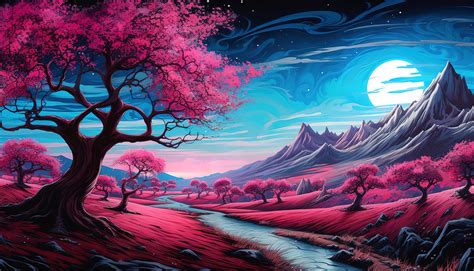 Moonlight Landscape by reinaldrimet on DeviantArt