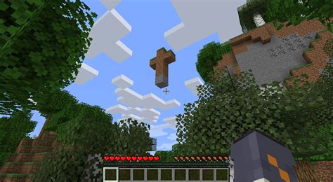 A Naturally Generated Christian Cross : r/Minecraft