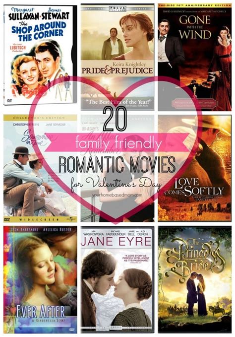 20 Family Friendly Romantic Movies For Valentine's Day - Your Homebased Mom