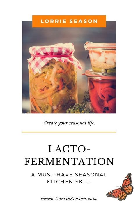 Lacto-fermentation is a food preservation skill essential for the ...