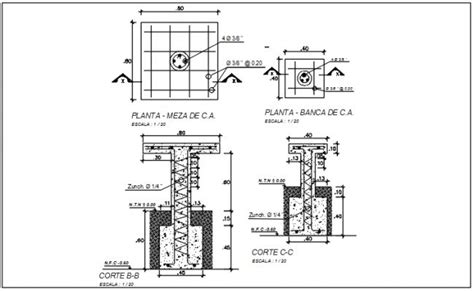 Column plan and section detail dwg file Reinforcement, Filing, Column, House Plans, Floor Plans ...