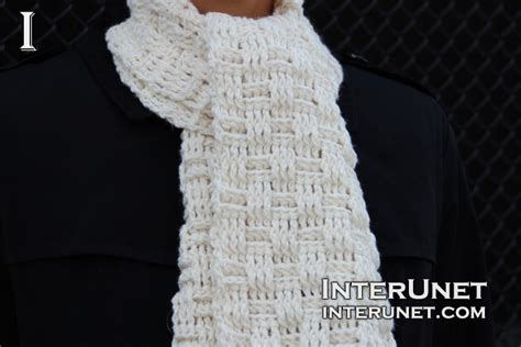 Double crochet stitch scarf | interunet