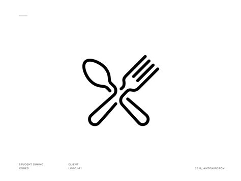 Pin on spoon logo design