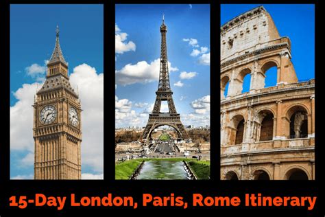 15-Day London, Paris, Rome Itinerary - Jetsetting Fools