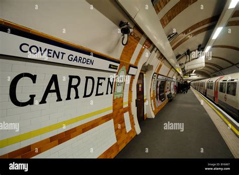 Covent Garden Underground Tube Station, London, England, UK Stock Photo ...