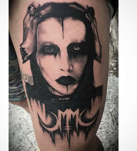 Best 45 Marilyn Manson Tattoos - NSF News and Magazine