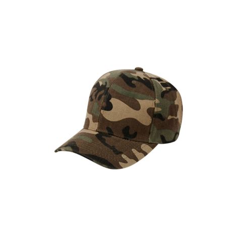 36 Pieces Plain Baseball Velcro Cap In Camo - Baseball Caps & Snap ...