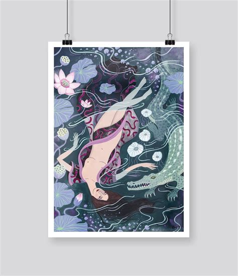 Nile River Goddess Art Print - Etsy