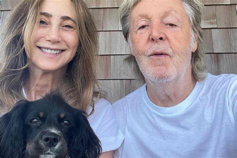 Paul McCartney and His Wife Nancy Shevell Adopt Dog and Give Him a 'Fur ...