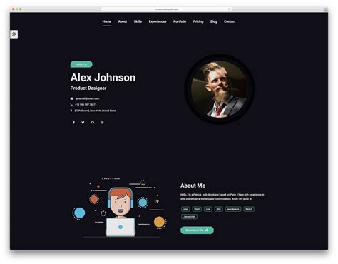 27 Best Resume Website Templates For Online CVs 2024 - Colorlib