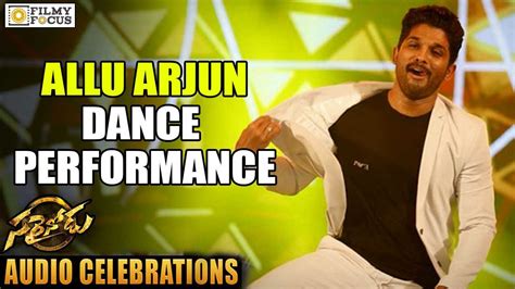 Allu Arjun Dance Performance at Sarainodu Audio Celebrations ...