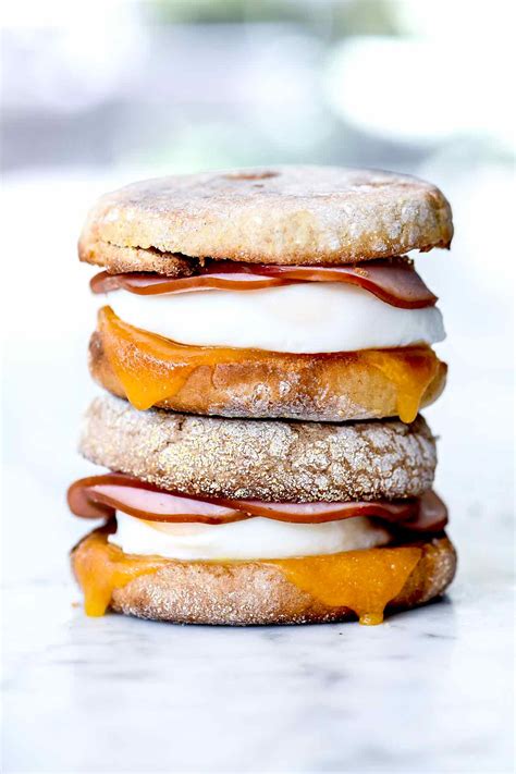 Healthy Egg McMuffin Recipe | foodiecrush.com